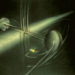 Forze contrapposte, olio su tela, 110x85 cm, anni '70