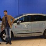 Eugenio Franzetti, Direttore della Comunicazione di Peugeot Italia e Paolo Cavallone DJ di Radio 101