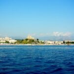 Scalea. Torre Lao dal mare.