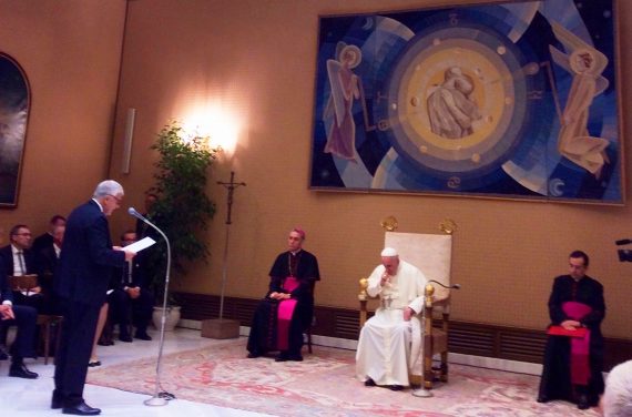I Ministri dell'Ambiente Ue da Papa Francesco